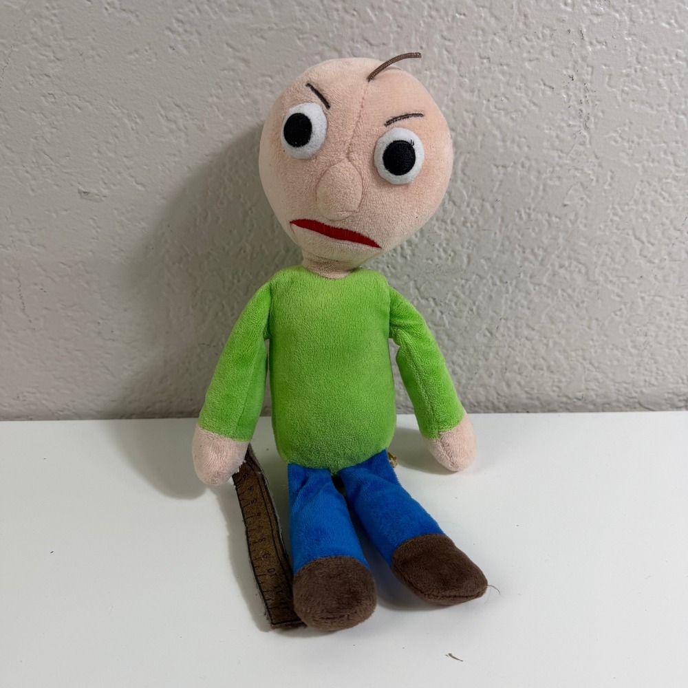 Baldis Basics in Education and Learning Baldi Plush with Ruler 10 Inch Figure